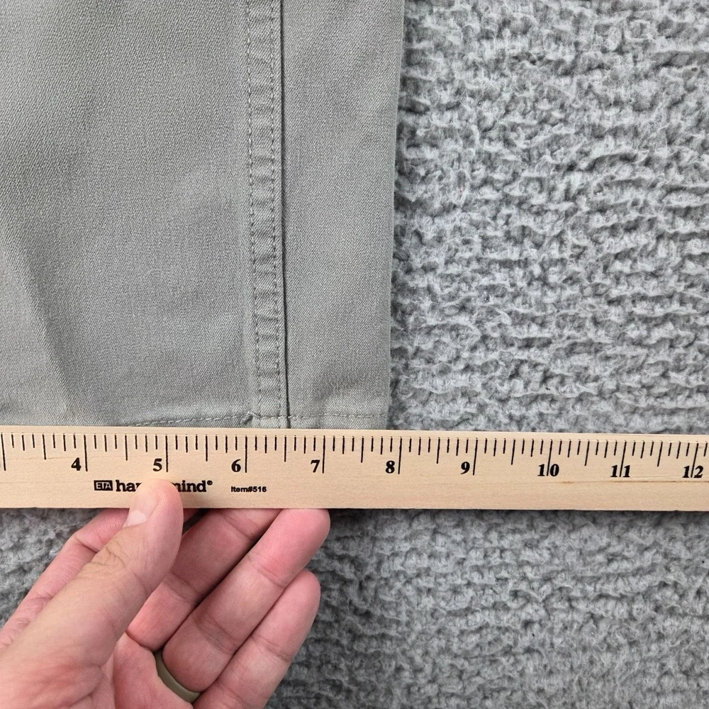 Mugsy Damens Pants Mens 40x30 Gray Straight Stretch‎ Chino Casual Work Comfort